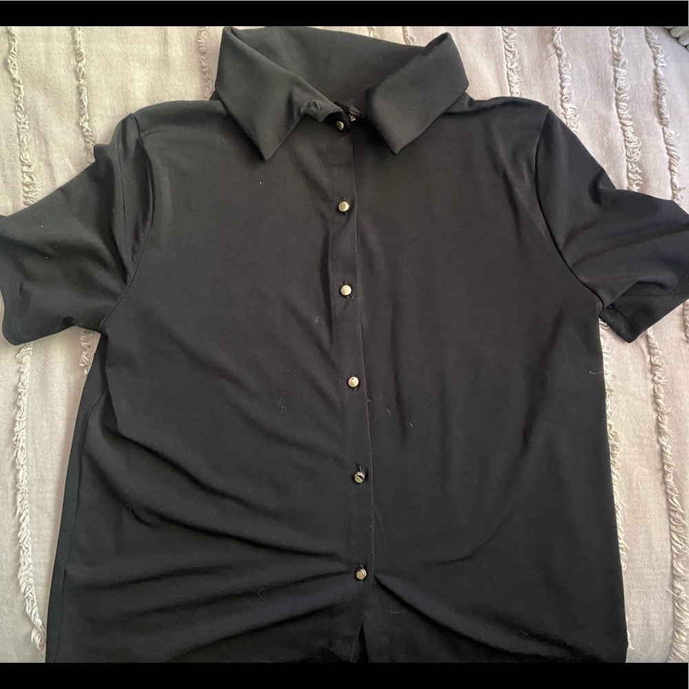 H&M black blouse